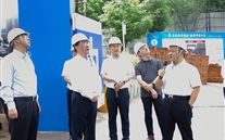 大渡口区四大班子领导调研ng28南宫中心项目建设 聚力打造重庆西部新名片